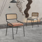 Industrial Open Back Dining Chair Fabric Dining Chairs for Home