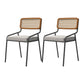 Industrial Open Back Dining Chair Fabric Dining Chairs for Home