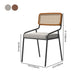 Industrial Open Back Dining Chair Fabric Dining Chairs for Home