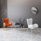 Nordic Style Metal Dining Chairs Upholstered Side Chair for Restaurant Use