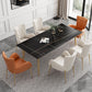 Nordic Style Metal Dining Chairs Upholstered Side Chairs for Restaurant Use Clearhalo 'Dining Chairs' 'Dining Tables & Seating' 'dining_chair' 'furn' 'furn_dining_chair' 'Furniture' 'Kitchen & Dining Furniture' 5633057