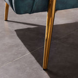 Chaises de salle à manger en métal de style nordique