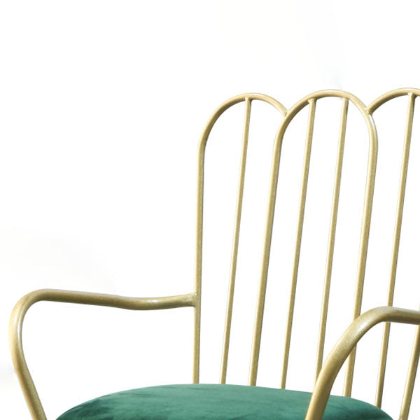 Sedie da pranzo in metallo nordico sedia a pala posteriore sedia per uso del ristorante