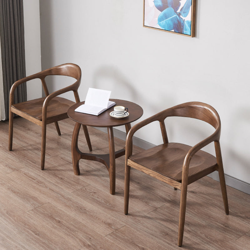 Traditional Style Dining Chairs Kitchen Arm Dining Chairs with Wooden Legs Clearhalo 'Dining Chairs' 'Dining Tables & Seating' 'dining_chair' 'furn' 'furn_dining_chair' 'Furniture' 'Kitchen & Dining Furniture' 5633192