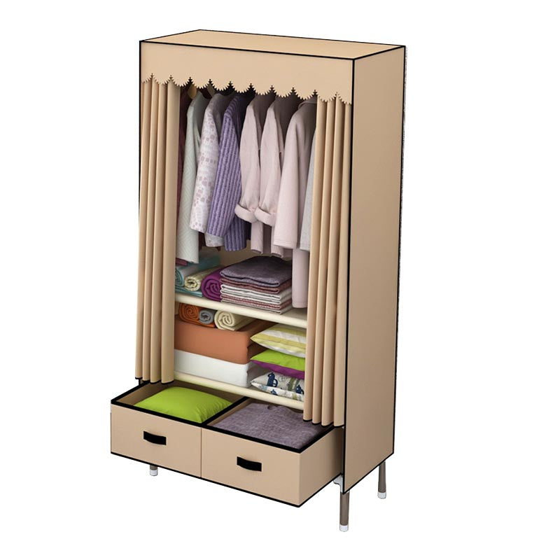 Armadio in metallo argento armadio per la casa contemporanea con cassetti