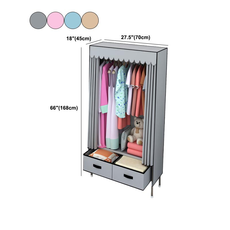 Armadio in metallo argento armadio per la casa contemporanea con cassetti