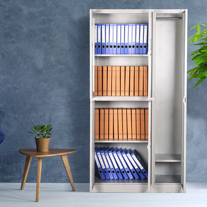 Scharnierende garderobe kast eigentijdse metalen garderobe armoire voor slaapkamer