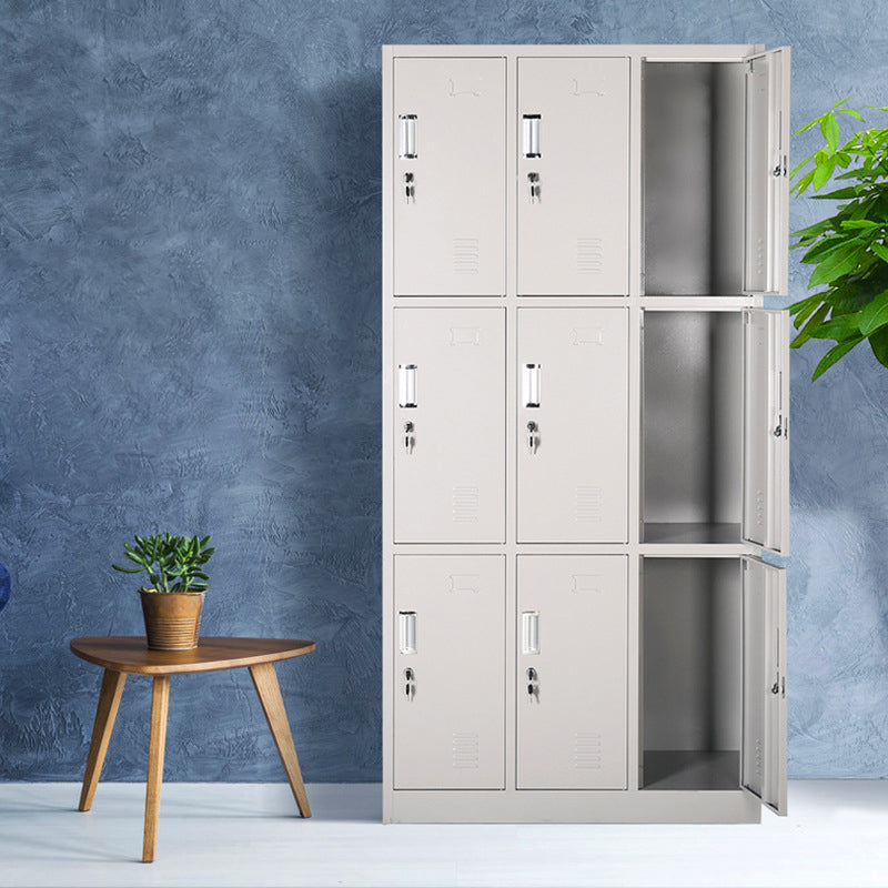 Scharnierende garderobe kast eigentijdse metalen garderobe armoire voor slaapkamer