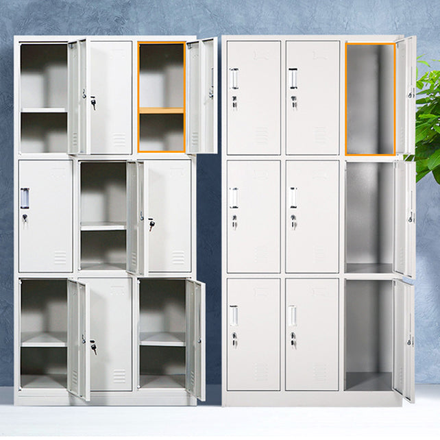 Scharnierende garderobe kast eigentijdse metalen garderobe armoire voor slaapkamer