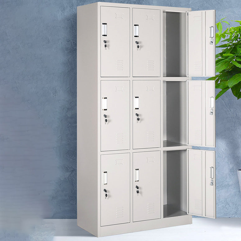 Scharnierende garderobe kast eigentijdse metalen garderobe armoire voor slaapkamer