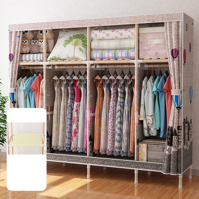 Armario de marco de madera de merengue de merengue Armario de casa de estilo moderno