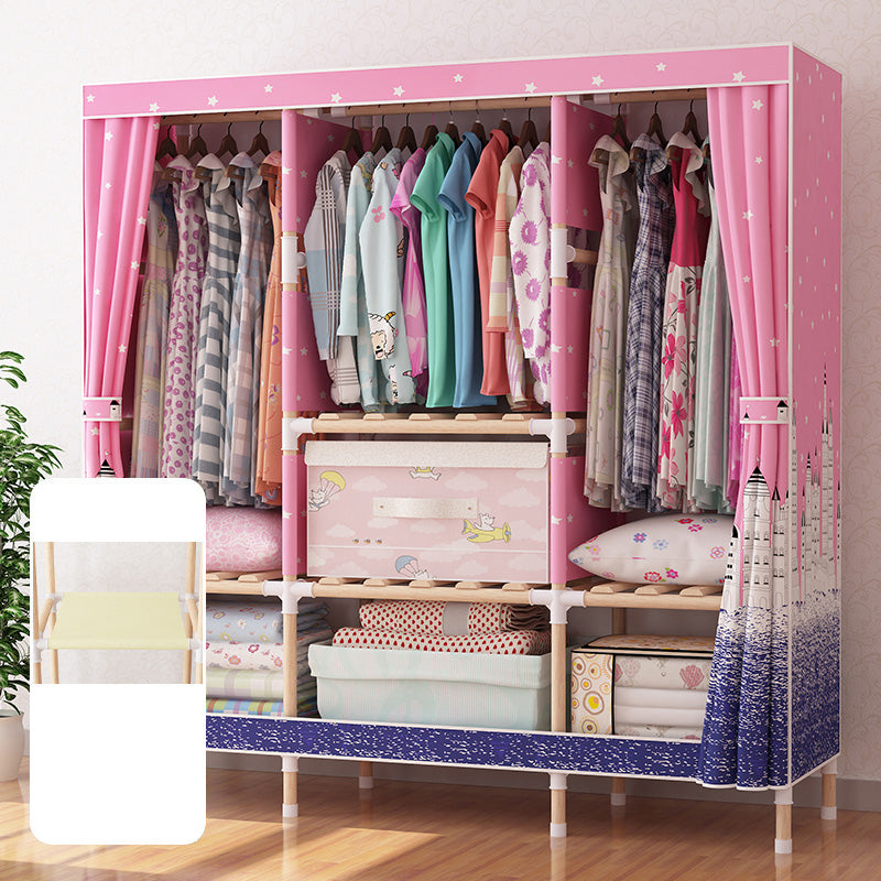 Armario de marco de madera de merengue de merengue Armario de casa de estilo moderno