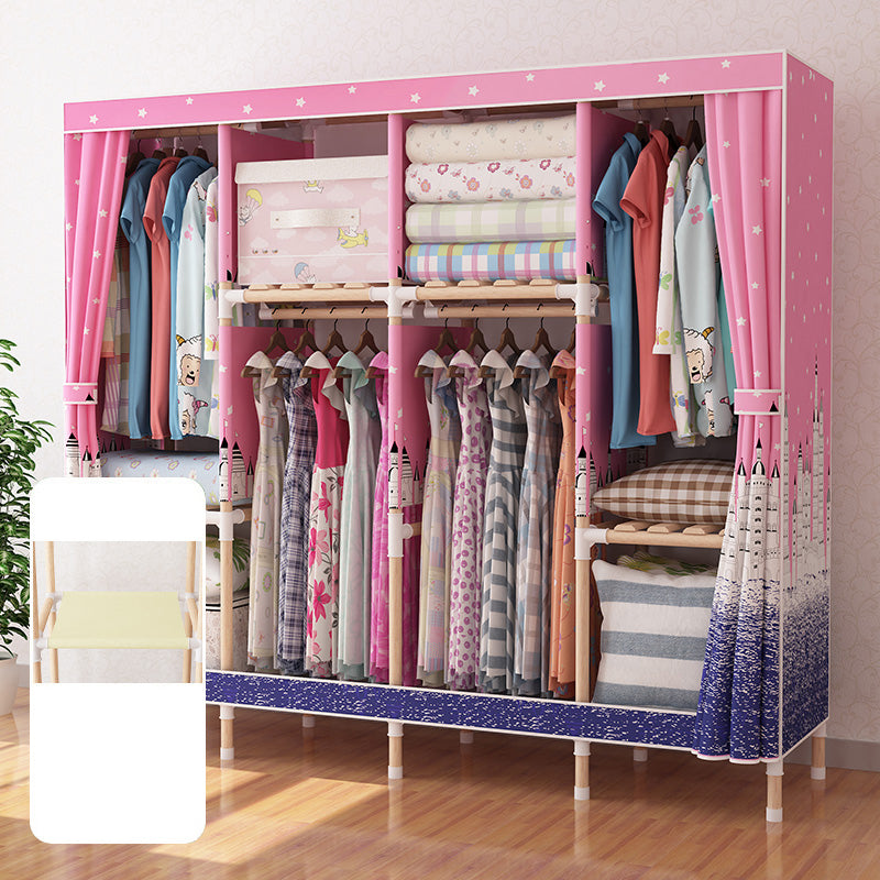 Armario de marco de madera de merengue de merengue Armario de casa de estilo moderno