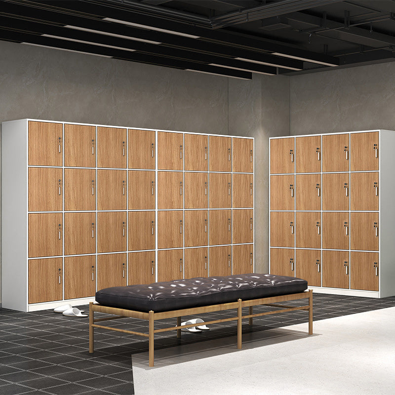 Armoire de rangement en bois fabriqué armoire intérieure contemporaine avec porte à charnière