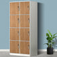 Armoire de rangement en bois fabriqué armoire intérieure contemporaine avec porte à charnière