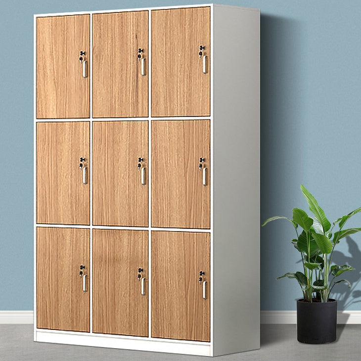 Armoire de rangement en bois fabriqué armoire intérieure contemporaine avec porte à charnière