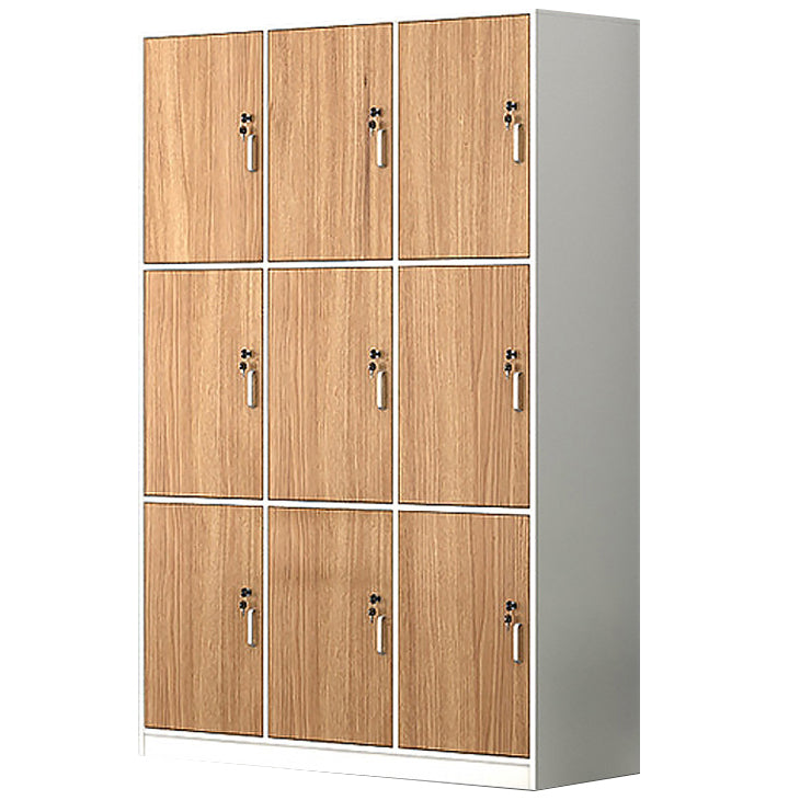 Armoire de rangement en bois fabriqué armoire intérieure contemporaine avec porte à charnière