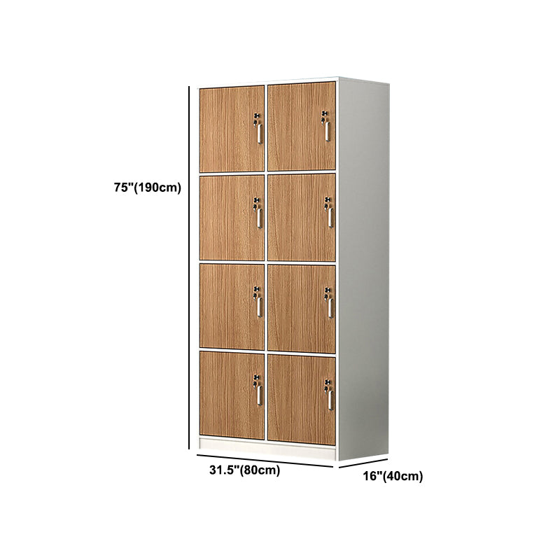 Armoire de rangement en bois fabriqué armoire intérieure contemporaine avec porte à charnière
