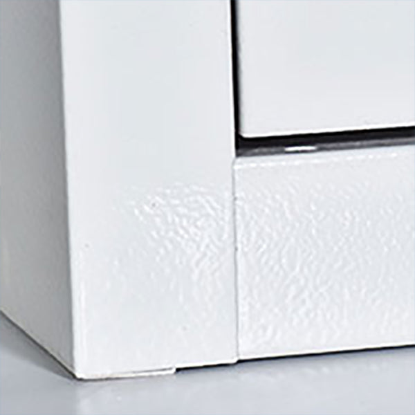 Metal Wardrobe Cabinet Contemporary Hinged Wardrobe Closet for Home Clearhalo 'Armoires & Wardrobes' 'armoires_wardrobes' 'Bedroom Furniture' 'furn' 'furn_armoires_wardrobes' 'Furniture' 5633411