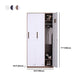 Metal Wardrobe Cabinet Contemporary Hinged Wardrobe Closet for Home Clearhalo 'Armoires & Wardrobes' 'armoires_wardrobes' 'Bedroom Furniture' 'furn' 'furn_armoires_wardrobes' 'Furniture' 5633436