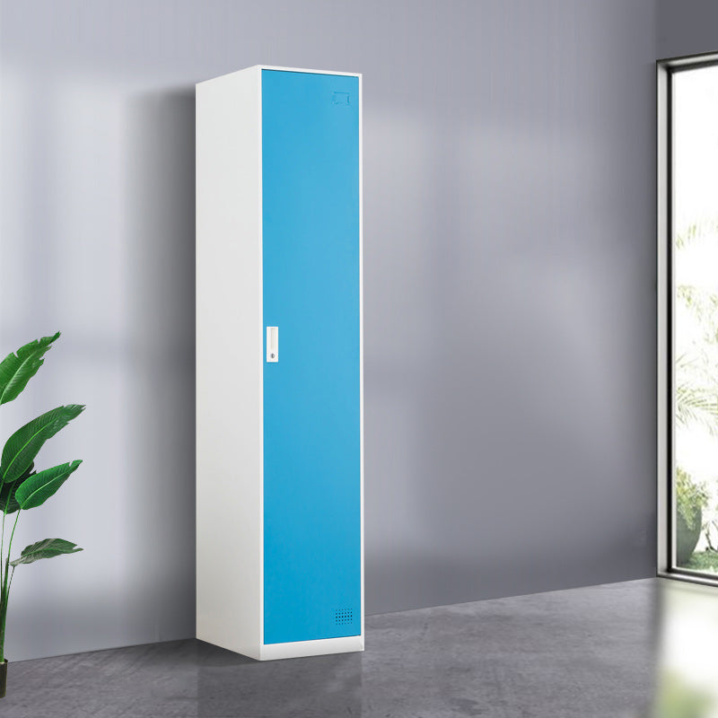 Scharnierende metalen garderobe armoire met slot eigentijdse garderobe -kast