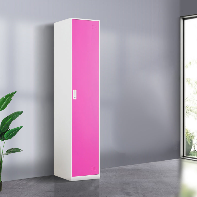 Scharnierende metalen garderobe armoire met slot eigentijdse garderobe -kast