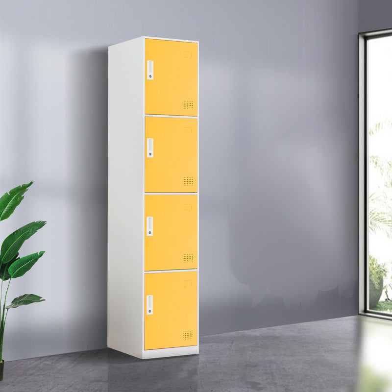 Scharnierende metalen garderobe armoire met slot eigentijdse garderobe -kast