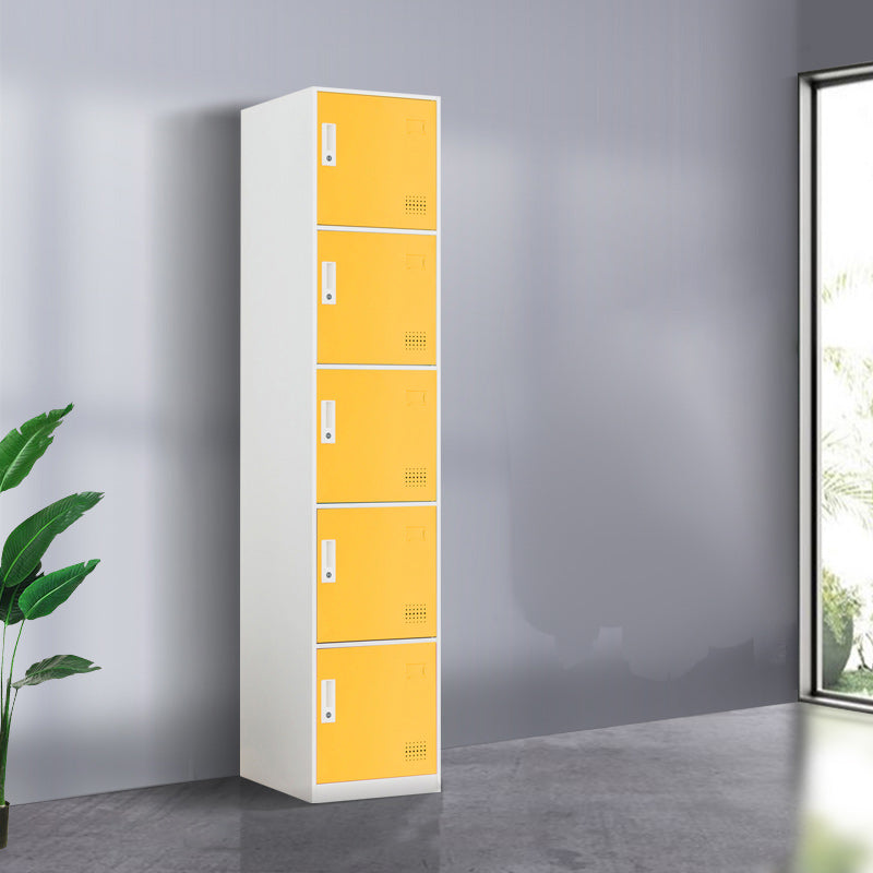 Scharnierende metalen garderobe armoire met slot eigentijdse garderobe -kast