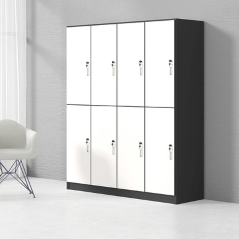 Armoire de rangement de porte à charnière en bois d'ingénierie armoire contemporaine pour salle de bain