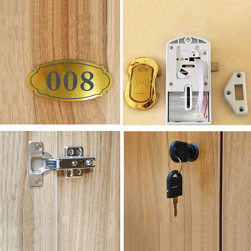 Armoire de rangement de porte à charnière en bois d'ingénierie armoire contemporaine pour salle de bain