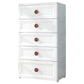 Contemporary Style Non-Hanging Armoire Plastic Home Storage Cabinet 24"L x 16"W x 42"H White 5 Clearhalo 'Armoires & Wardrobes' 'armoires_wardrobes' 'Bedroom Furniture' 'furn' 'furn_armoires_wardrobes' 'Furniture' 5633543