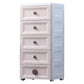 Contemporary Style Non-Hanging Armoire Plastic Home Storage Cabinet 16"L x 12"W x 33"H Khaki 5 Clearhalo 'Armoires & Wardrobes' 'armoires_wardrobes' 'Bedroom Furniture' 'furn' 'furn_armoires_wardrobes' 'Furniture' 5633550