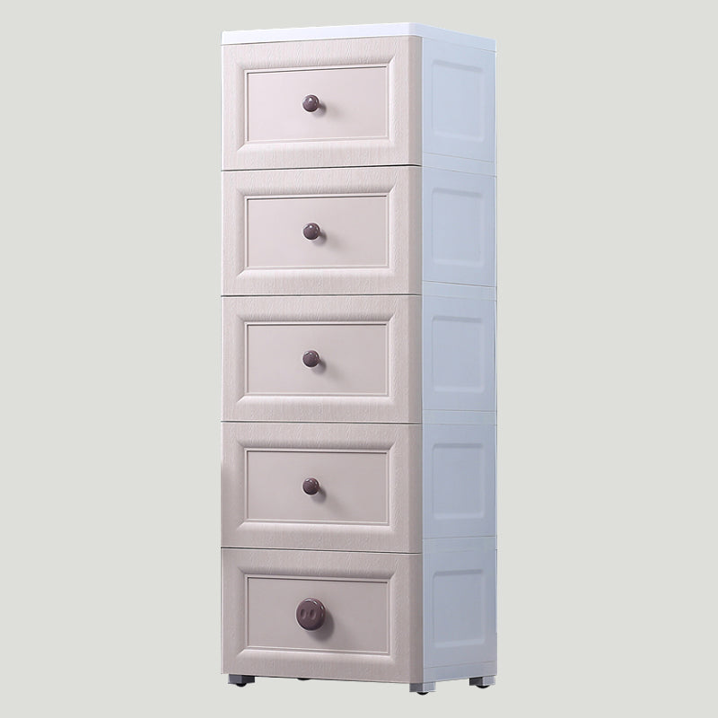 Contemporary Style Non-Hanging Armoire Plastic Home Storage Cabinet Clearhalo 'Armoires & Wardrobes' 'armoires_wardrobes' 'Bedroom Furniture' 'furn' 'furn_armoires_wardrobes' 'Furniture' 5633551