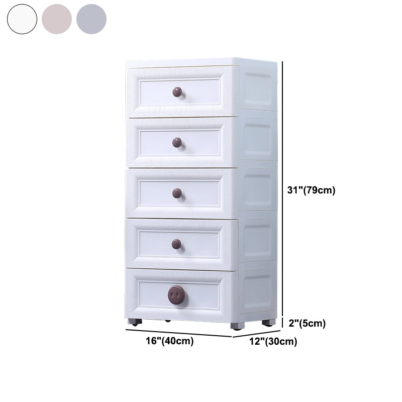 Contemporary Style Non-Hanging Armoire Plastic Home Storage Cabinet Clearhalo 'Armoires & Wardrobes' 'armoires_wardrobes' 'Bedroom Furniture' 'furn' 'furn_armoires_wardrobes' 'Furniture' 5633572
