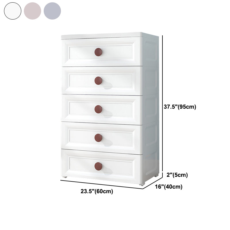 Contemporary Style Non-Hanging Armoire Plastic Home Storage Cabinet Clearhalo 'Armoires & Wardrobes' 'armoires_wardrobes' 'Bedroom Furniture' 'furn' 'furn_armoires_wardrobes' 'Furniture' 5633573