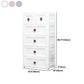 Contemporary Style Non-Hanging Armoire Plastic Home Storage Cabinet Clearhalo 'Armoires & Wardrobes' 'armoires_wardrobes' 'Bedroom Furniture' 'furn' 'furn_armoires_wardrobes' 'Furniture' 5633576