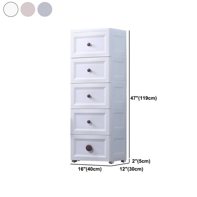 Contemporary Style Non-Hanging Armoire Plastic Home Storage Cabinet Clearhalo 'Armoires & Wardrobes' 'armoires_wardrobes' 'Bedroom Furniture' 'furn' 'furn_armoires_wardrobes' 'Furniture' 5633577