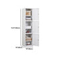 Contemporary Hinged Wardrobe Closet Metal Wardrobe Cabinet for Home