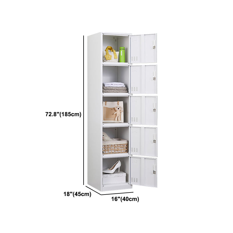 Contemporary Hinged Wardrobe Closet Metal Wardrobe Cabinet for Home