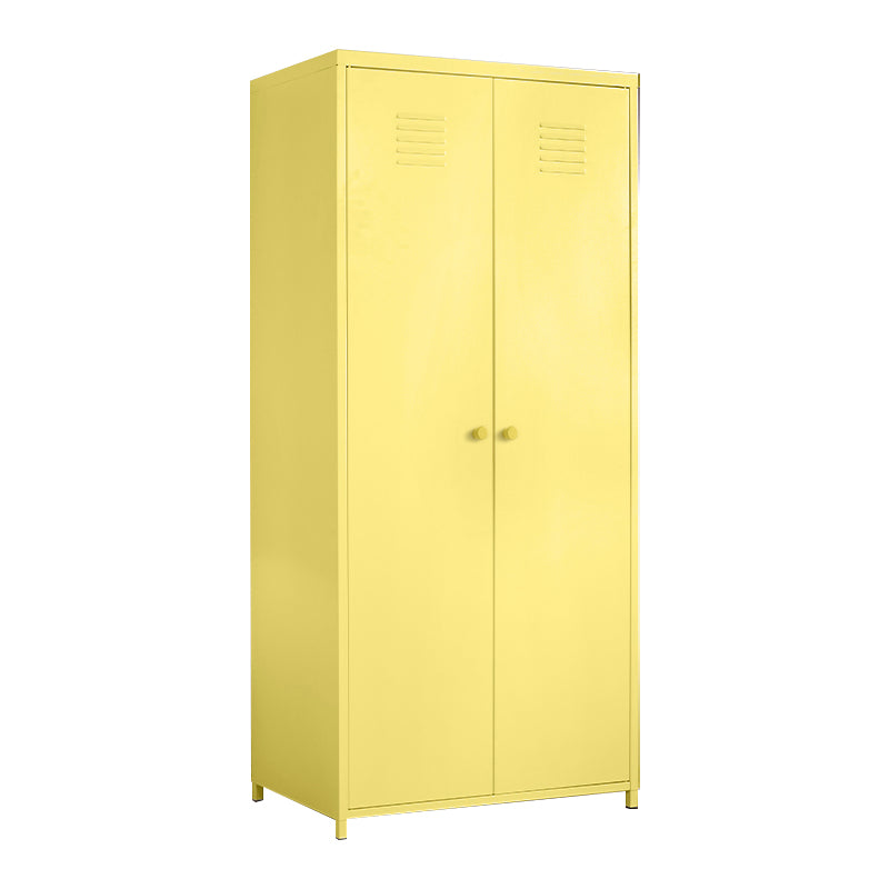 Modern Style Wardrobe Armoire Steel Home Wardrobe with Shelves