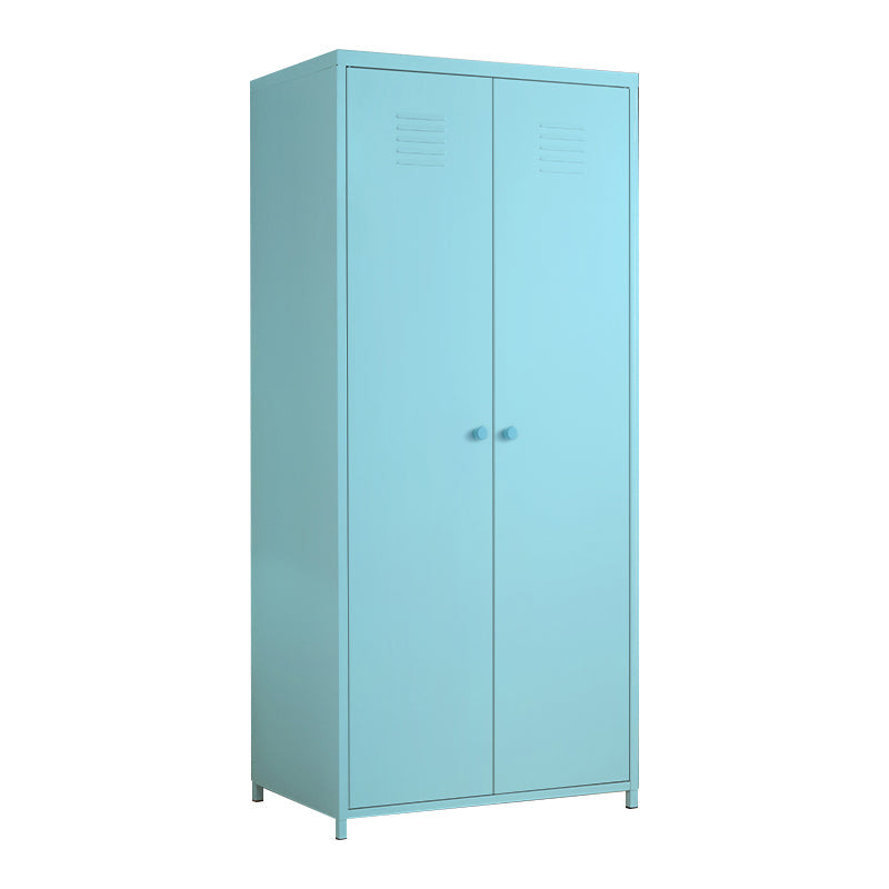 Modern Style Wardrobe Armoire Steel Home Wardrobe with Shelves