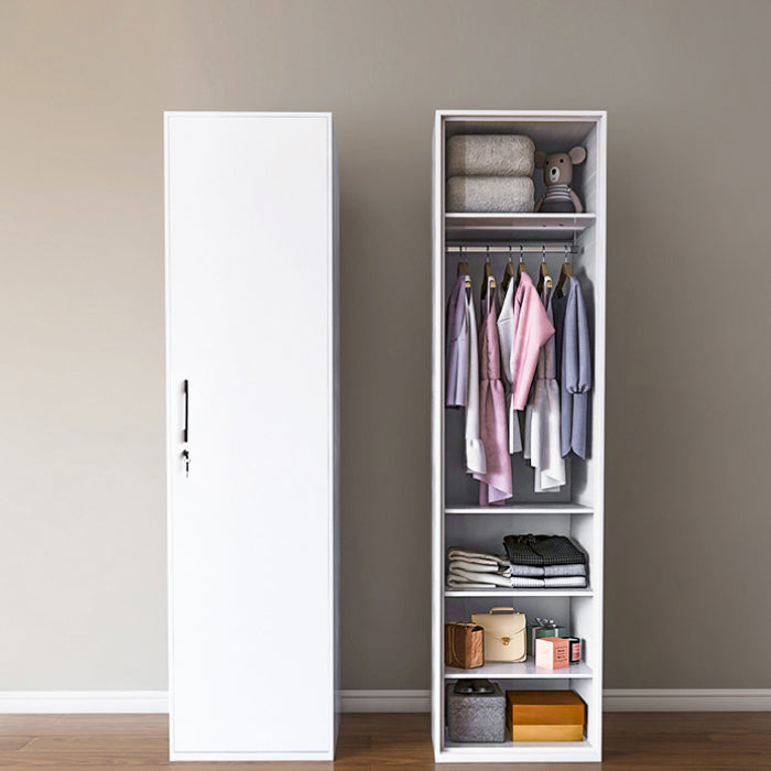 Modern Style Wardrobe Armoire Steel Home Wardrobe with Shelves