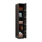 Metal Industrial Cabinet with Hinged Door Black Steel Storage Cabinet for Home 15"L x 17"W x 71"H 5 Clearhalo 'Armoires & Wardrobes' 'armoires_wardrobes' 'Bedroom Furniture' 'furn' 'furn_armoires_wardrobes' 'Furniture' 5633790