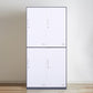 Metal Hinged Wardrobe Cabinet Contemporary Wardrobe Armoire for Home