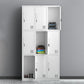 Metal Hinged Wardrobe Cabinet Contemporary Wardrobe Armoire for Home