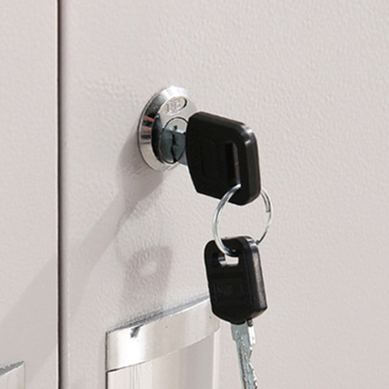 Metal Hinged Wardrobe Cabinet Contemporary Wardrobe Armoire for Home