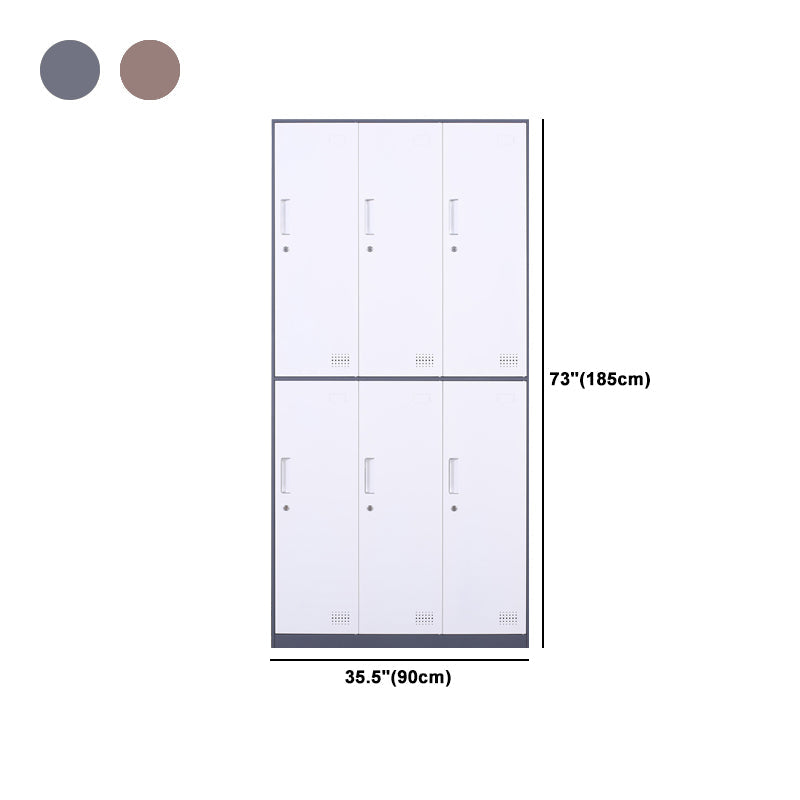 Metal Hinged Wardrobe Cabinet Contemporary Wardrobe Armoire for Home