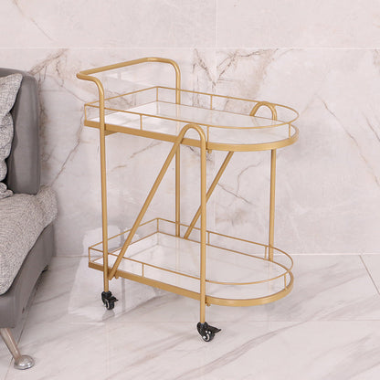 31.1"H Modern Rolling Prep Table Rectangular Metal Prep Table for Home Use