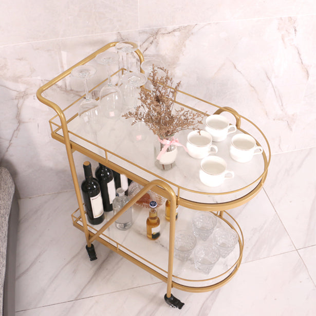 31.1"H Modern Rolling Prep Table Rectangular Metal Prep Table for Home Use