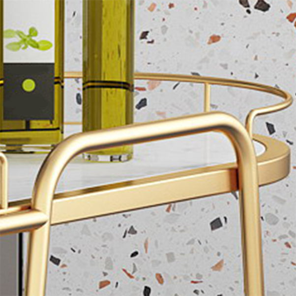 Tavolo da preparazione in metallo ovale contemporaneo 32.28 "H tavolo da preparazione a rotolamento per sala da pranzo